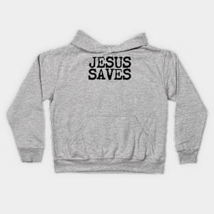 jesus saves Kids Hoodie